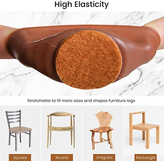 FlexiSlide™ Silicone Chair Leg Protectors