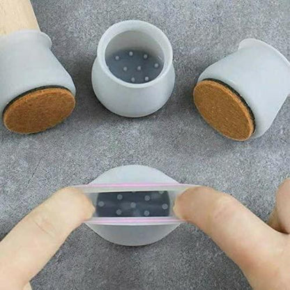 FlexiSlide™ Silicone Chair Leg Protectors